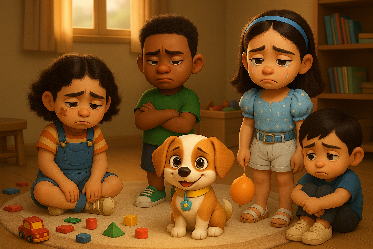 Joana e seus amigos da Vila Santo Miolo