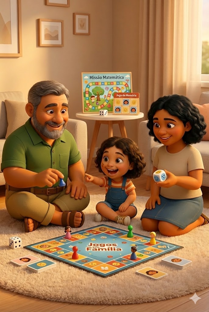 Capa de Jogos em Família